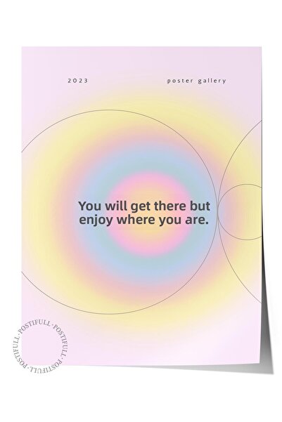 Postifull Aura Series NO:212 - Έγχρωμη αφίσα χωρίς πλαίσιο, "Δεν επιλέγω, απο...