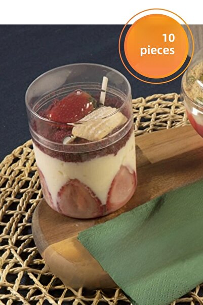 Eliz Party وعاء ميكا بغطاء اسطواني كريستالي وعاء تقديم ماجنوليا حاوية 300 سي ...