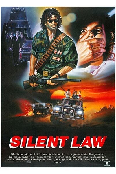 Universal Σιωπηλός Νόμος (1988) Από την Γκιν Ράιτερ, Ξύλινη Διακοσμητική Αφίσ...