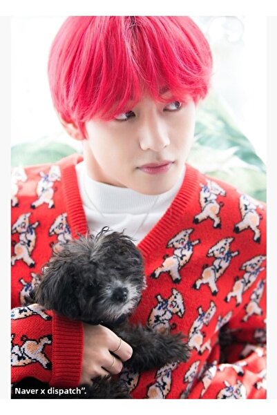 Universal Poster decorativ din lemn cu tablou de Crăciun Bts Taehyung Cod3098