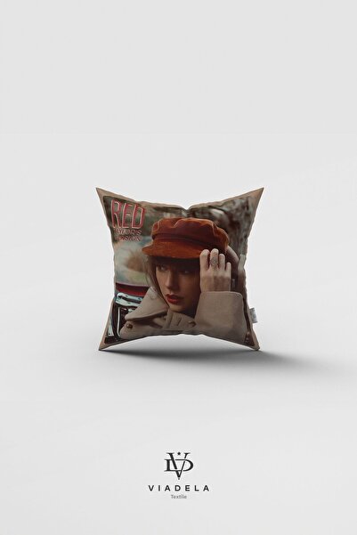 Viadela Κόκκινο κάλυμμα μαξιλαριού Taylor Swift