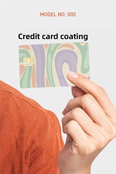 WALLHUMAN Стикер за корица на кредитна карта