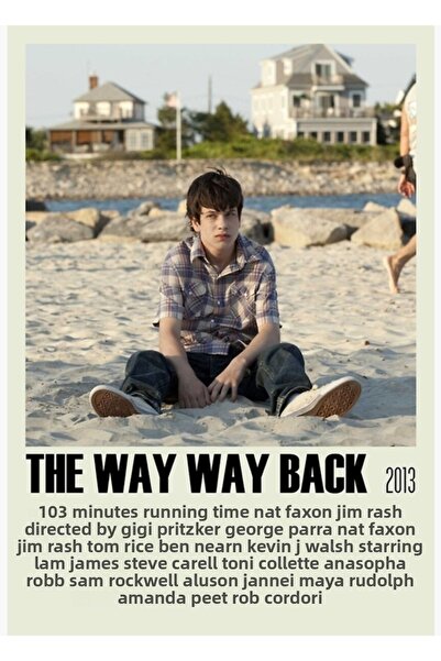 Universal The Way Way Back Alternatif (3) Poster decorativ din lemn pentru pi...