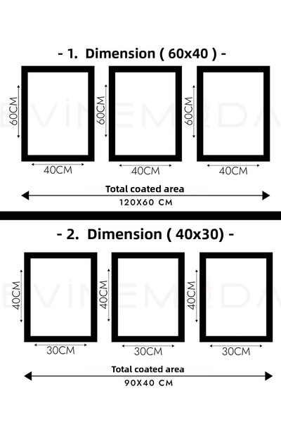 Evinemoda Vintage Flowers 3 Piece Plexiglass Framed Painting with Mirror