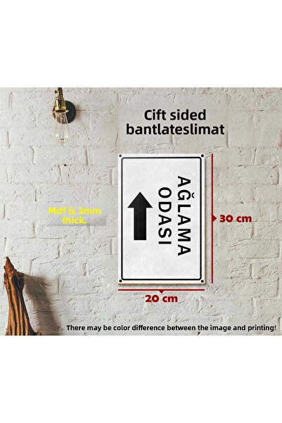 Borambalaj Poster cu semne pentru camera de plâns (20x30cm)