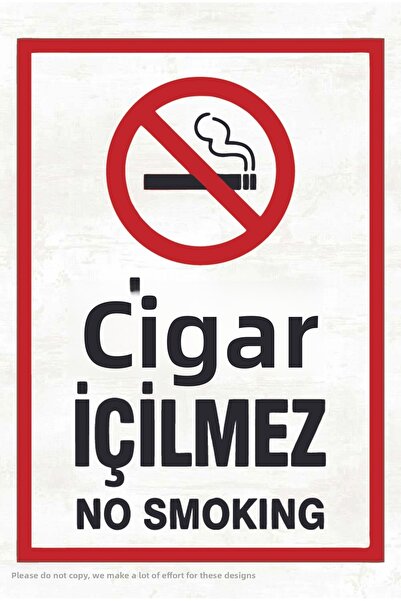 Hayat Poster απαγορεύεται το κάπνισμα προειδοποιητική πινακίδα διακόσμηση επι...