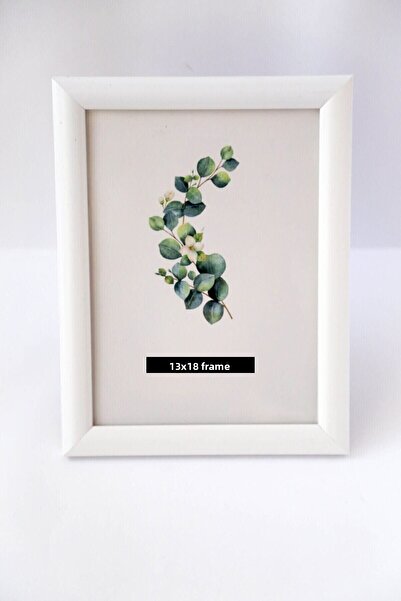 Seniste Decorative Picture Frame Single-13x18 White with Adjustable Legs - Can Be Hanged on the Wall