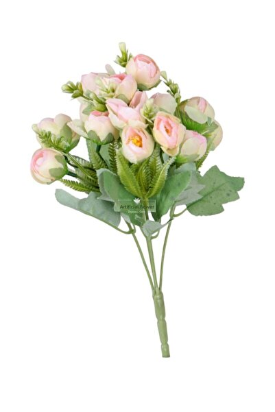 Yapay Çiçek Deposu Изкуствен мини букет от рози 32 см светлорозов