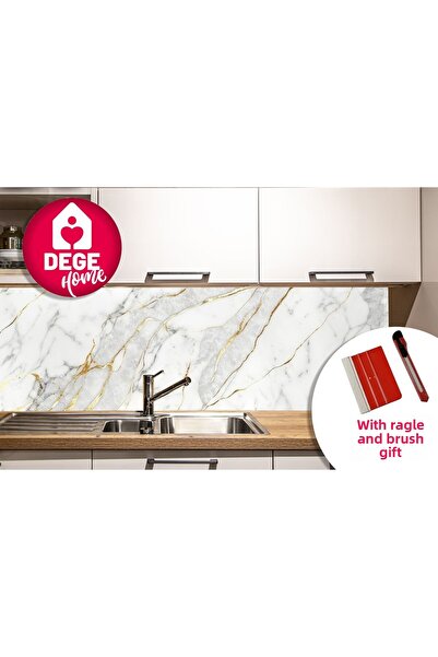 DEGE HOME رقائق رخامية منقوشة، مطبخ، خزانة، طاولة، رقائق تغطية كونترتوب رقم: ...