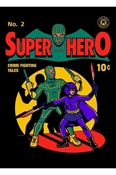 Universal Διακοσμητική ξύλινη αφίσα με εικονογράφηση υπερήρωων κόμικς