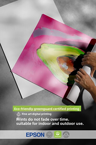 Postifull Black Framed Painting, Avocado, Illustration, Pop Art, Pink, Green Color Poster, 2025 Summer Selection, N