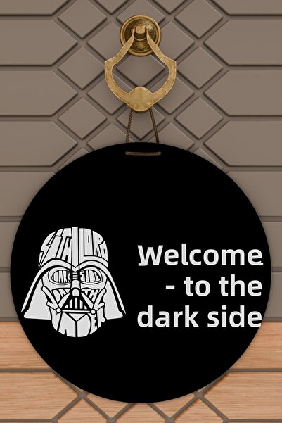 Dormot Home Модерна врата украса - Черна Star Wars врата украса и картина - В...