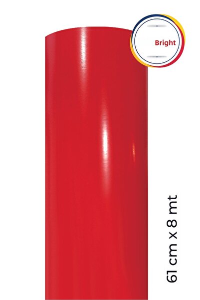 ELİFE TİCARET Bright Red Adhesive Coating Foil 61 Cm X 8 Mt