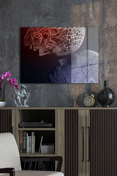 Decovetro Tablou din sticlă 3d cu oameni