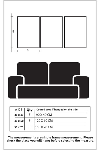 Linacci Set de picturi cu poster din sticlă abstractă geometrică, maro gri, cu cadru triplu din metal negru