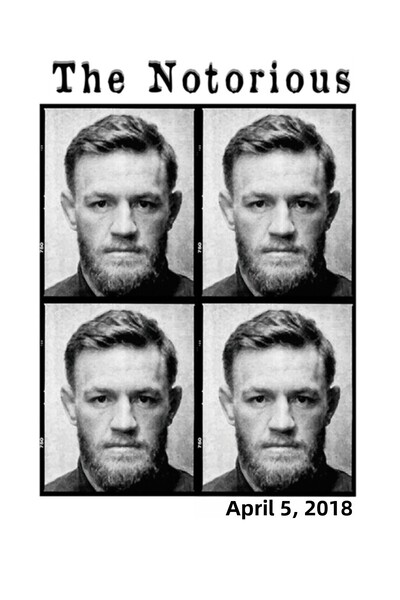 Universal Celebrul „conor mcgregor” Mugshot 2018 Tablou Poster din lemn decor...