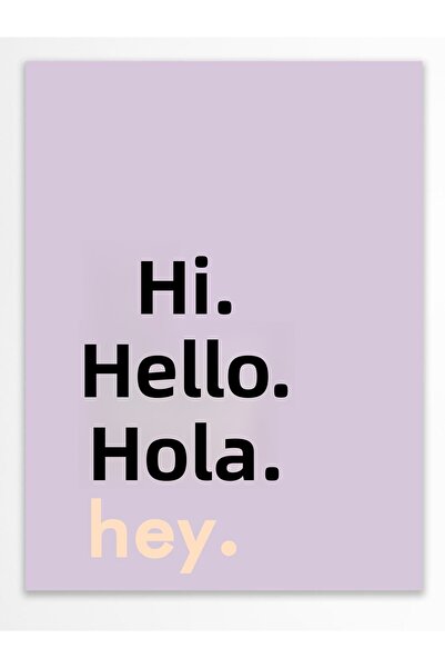 Postifull Pictură murală estetică - Poster de perete - Decor de perete cu litere - Fără încadrare - Hârtie de artă groasă