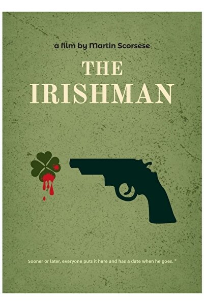 Universal Poster decorativ din lemn The Irishman