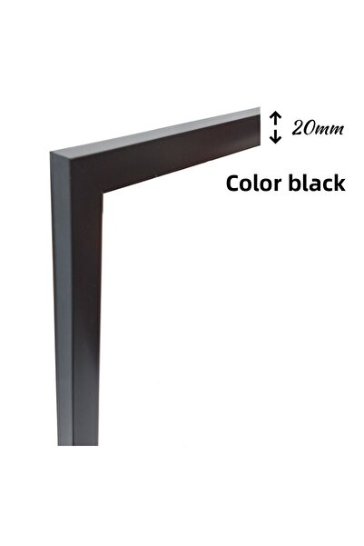 mixefor PUZZLE FRAME 260 PIECES AND 500 PIECES 48CM X 34 CM COLOR BLACK FRONT SURFACE UNBREAKABLE ANTIREFLECTIVE