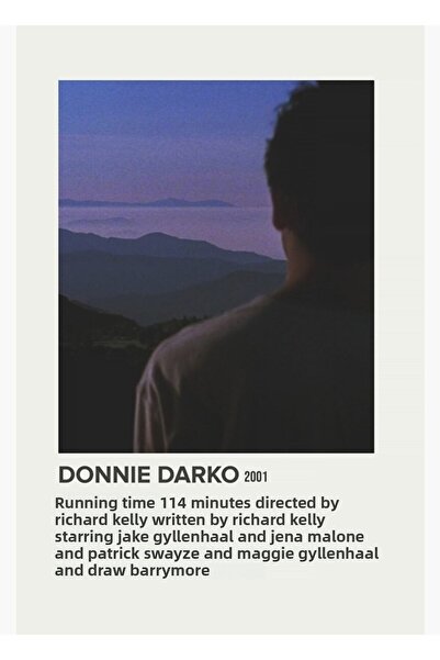 Universal Donnie Darko (2001) Poster decorativ din lemn
