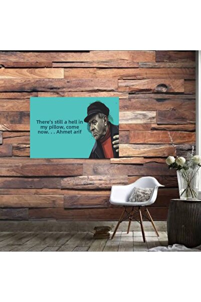 DURUSOY Ξύλινη ρετρό αφίσα από MDF, Αστεία αποφθέγματα, Γραφές τοίχου, Τοπίο,...