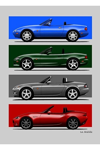 Universal Roadster clasic deschis la capăt, cu culori iconice, mașină sport, ...