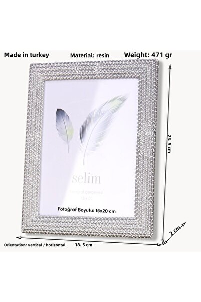 Selim Lovisa 15X20 Silver Frame