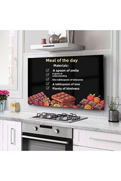 PRATİK DEKOR Protector pentru spatele aragazului din sticlă Disegno Protector...