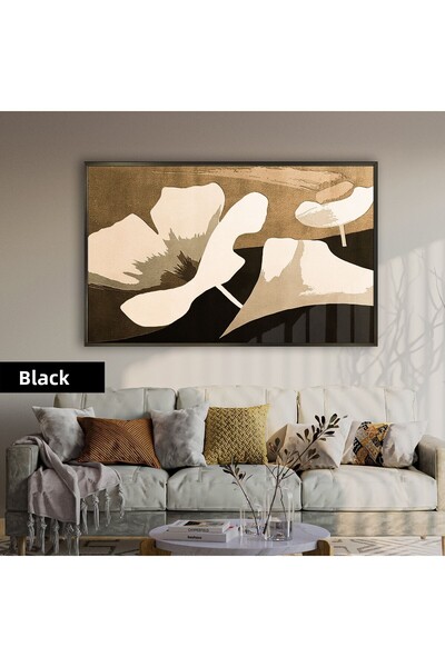 Harikabirev HARİKABİREV |   MODEL DE FLORI ABSTRACTE BRONZ-NEGRU (GARDENIA) |...