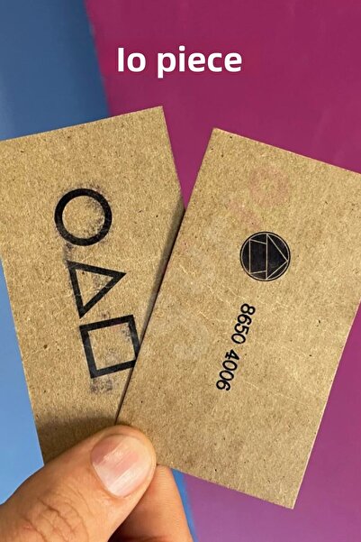 figurio بطاقة دعوة لعبة الحبار - 10 قطع