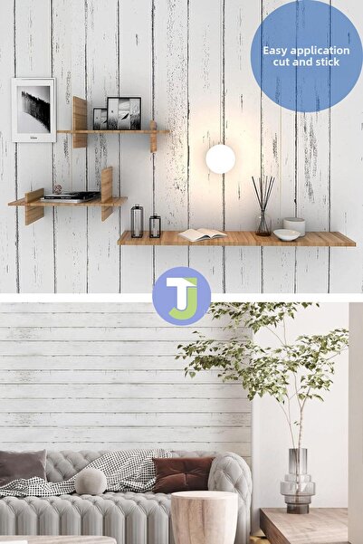 Technojet Self-Adhesive Wood Look Wall Cabinet Table Kitchen Countertop Veneer 45cmX500cm