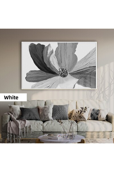 Harikabirev HARİKABİREV | MODEL DE FLORI MACRO CONTRASTANTE GRI | TABLO DE ST...