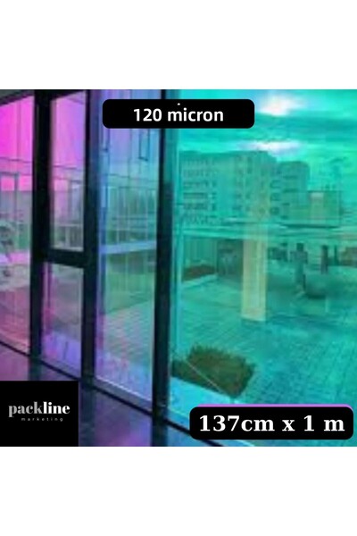 Packline Bukalemun Hologram Decorative Glass Film 137cm X 1 Meter