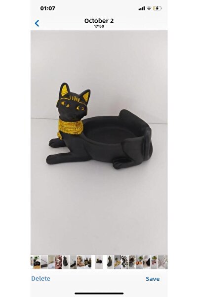 ShowArt Hediyelik صينية رماد القطط المصرية