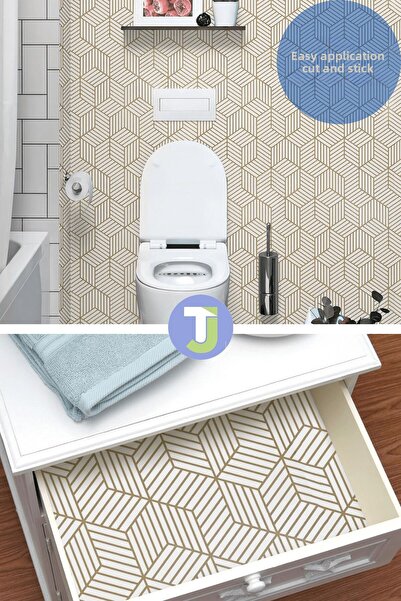 Technojet Αυτοκόλλητο μοντέρνο ντουλάπι τοίχου Επιτραπέζιο πάγκο κουζίνας φινίρισμα 45cmX100cm