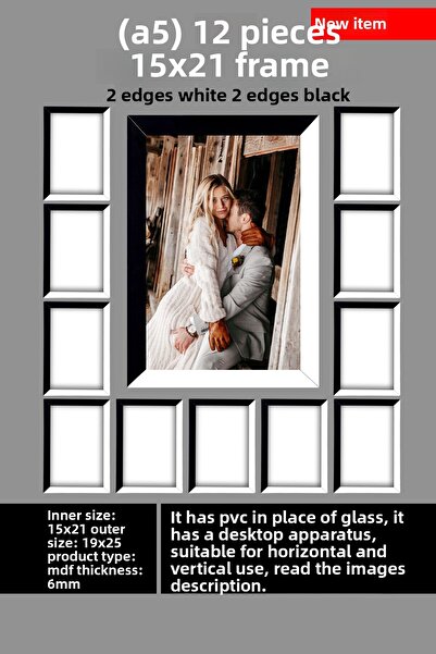 yhfoto 12 Pieces A5Mdf15x21 Photo Frame -SbFrame