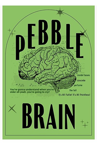 Universal Poster decorativ din lemn Çakıl Beyin Tablo