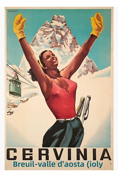 Universal Σερβινία, Μπρεγιέλ - Βαλέ ντ'Αοστά, Ιταλία, Ξύλινη Διακοσμητική Αφί...