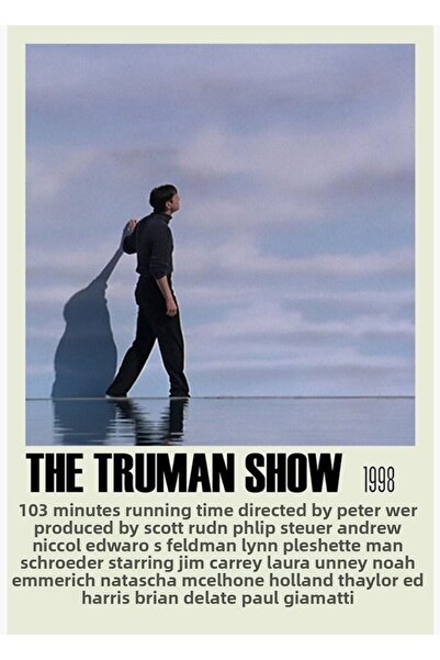 Universal Η Εναλλακτική Έκδοση της The Truman Show (4) Ξύλινη Διακοσμητική Αφ...