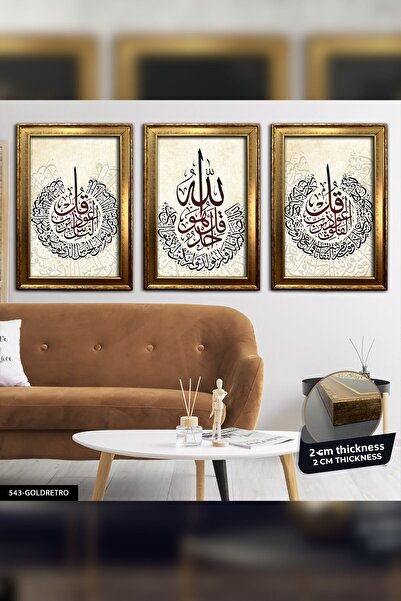 Evinemoda 3 bucăți Felak Nas Ihlas cu cadru de masă (CVPLK)