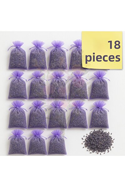 Strauss HOME Sac de lavandă – Set de 18 |   5x7 cm |   Parfum puternic |   Lavandă naturală și proaspătă