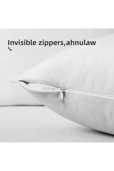 Donetella 2- Piece Modern 45x45 Throw Pillow Cover -,Decorative Covers for Cushions, Filling Not Included