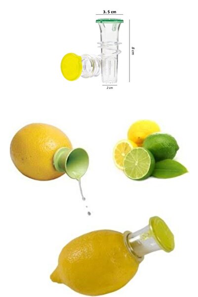 SİHİRLİ AYAKLAR Lemon Squeezer with Quick and Practical Chamber Lid Bpa Free