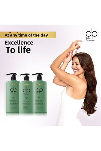 dp Daily Perfection Shampoo Rosemary Extract 800 ml X 3 Pieces
