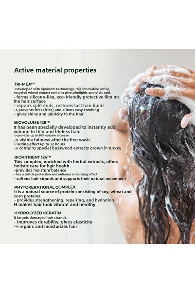 fency By Lara Botanical Hair Strengthening & Volumizing Shampoo