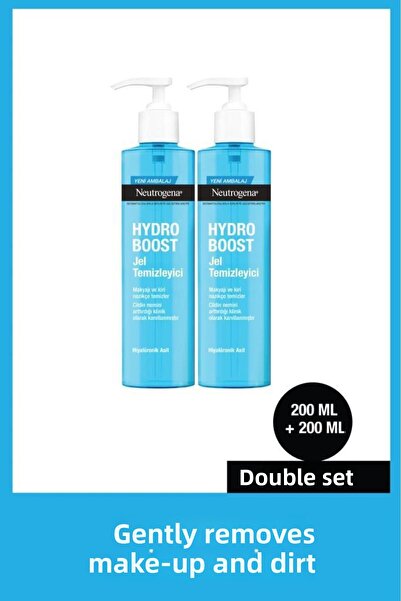 Neutrogena جل هيدرو بوست لتنظيف الوجه 200 مل × 2