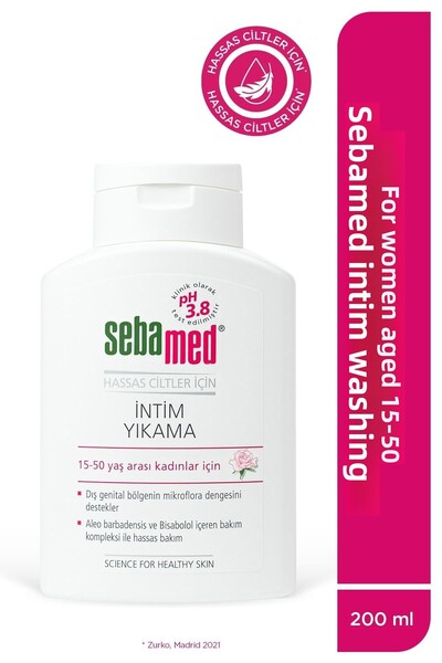 Sebamed Intime Liquid 200 ml(vaginal Cleansing) Ph 3.8