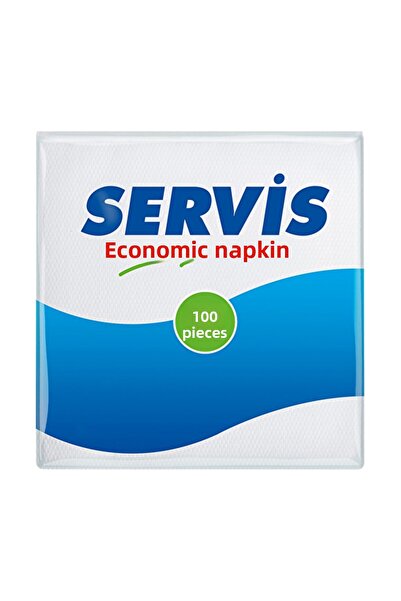 Servis 2 قطعة مناديل ورقية 100 قطعة