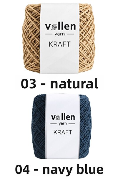 vollen yarn Premium 100 Gr- 120 Mt Natural Paper Thread, Straw Paper Thread, Raffia, Supla Thread, Bag Thread, Red