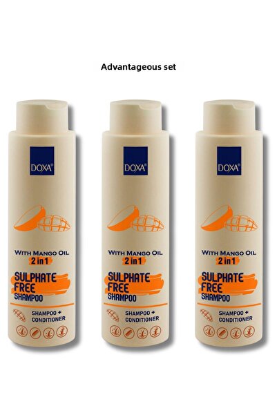 Doxa شامبو إصلاح زيت المانجو الخالي من الكبريتات - مكونات طبيعية، خالي من الب...